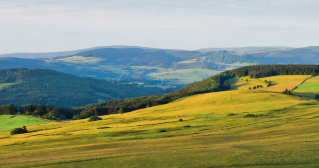 Traumhafte Landschaft um Bad-Kissingen